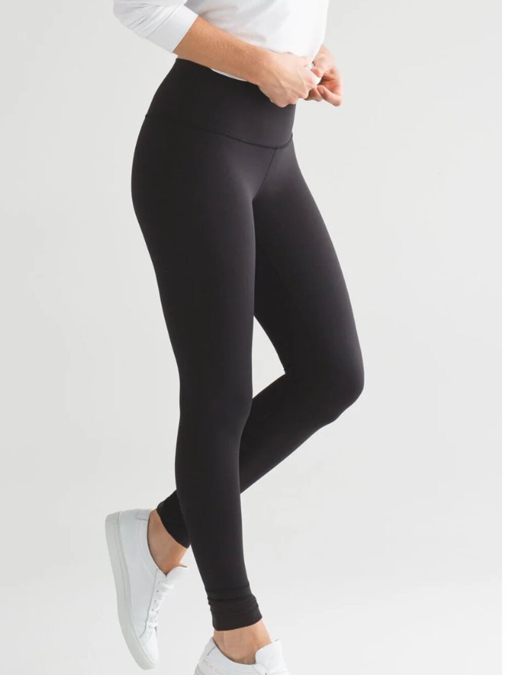 Full Length Hi Waist Black Sweetflexx Resistance Band Leggings